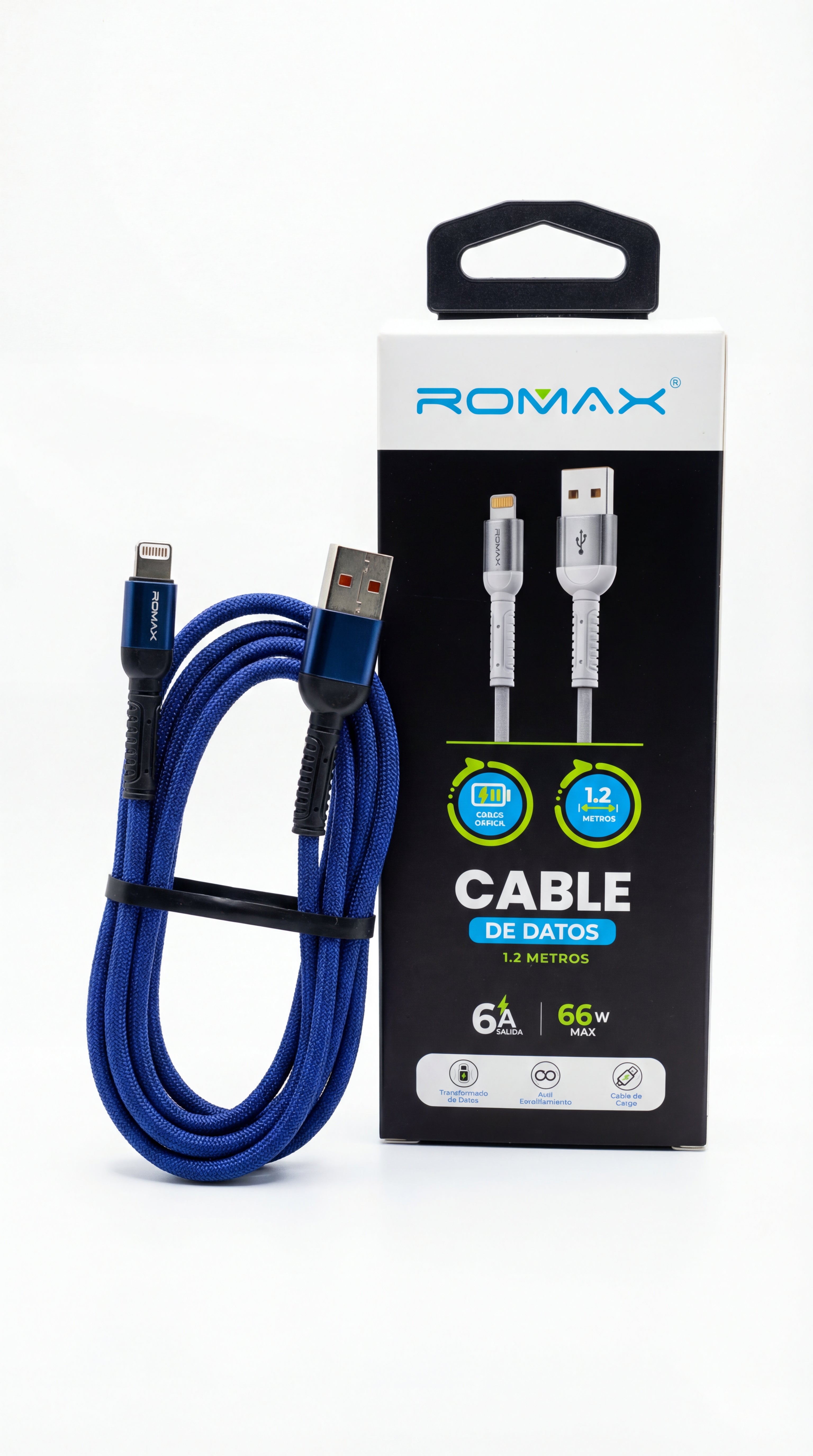 Cable ROMAX USB a Lightning / iPhone 66W